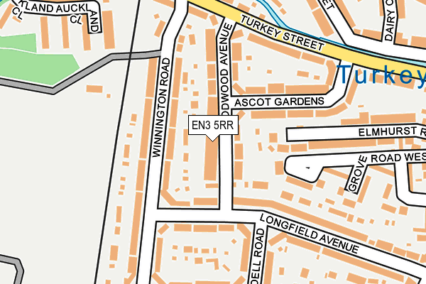 EN3 5RR map - OS OpenMap – Local (Ordnance Survey)