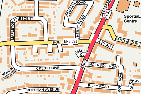 EN3 5SJ map - OS OpenMap – Local (Ordnance Survey)