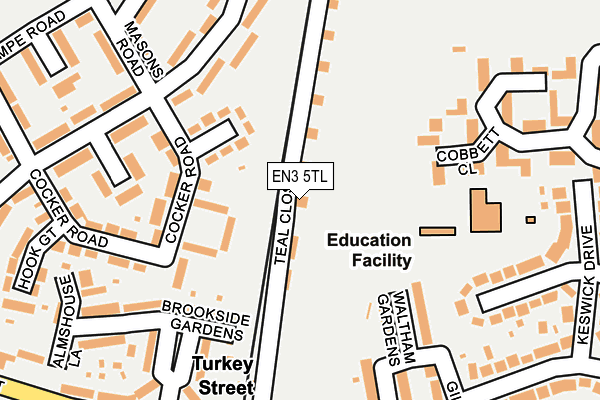EN3 5TL map - OS OpenMap – Local (Ordnance Survey)