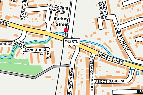 EN3 5TN map - OS OpenMap – Local (Ordnance Survey)