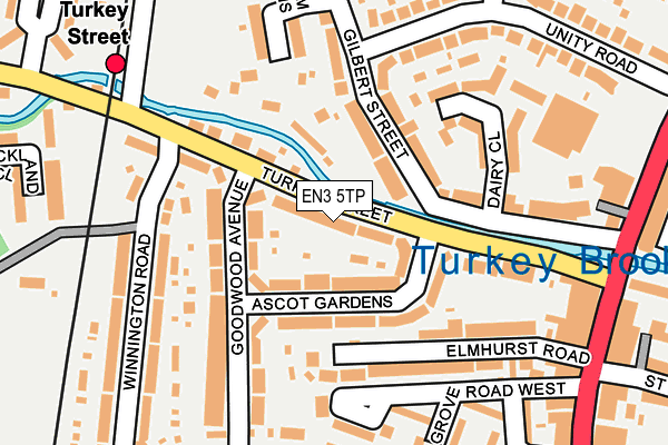 EN3 5TP map - OS OpenMap – Local (Ordnance Survey)