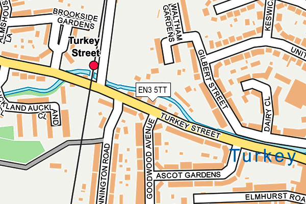 EN3 5TT map - OS OpenMap – Local (Ordnance Survey)