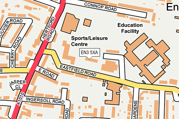 EN3 5XA map - OS OpenMap – Local (Ordnance Survey)