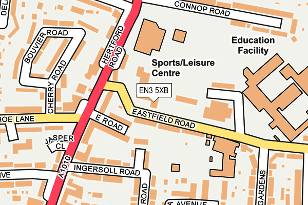 EN3 5XB map - OS OpenMap – Local (Ordnance Survey)