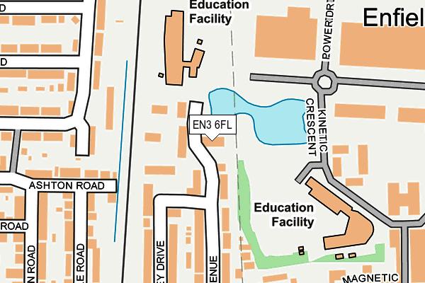 EN3 6FL map - OS OpenMap – Local (Ordnance Survey)