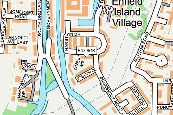 EN3 6GB map - OS OpenMap – Local (Ordnance Survey)