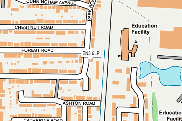 EN3 6LP map - OS OpenMap – Local (Ordnance Survey)