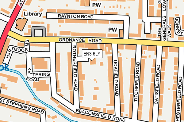 EN3 6LY map - OS OpenMap – Local (Ordnance Survey)