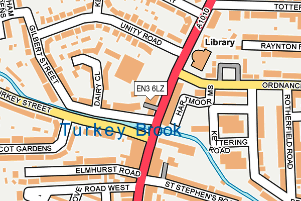 EN3 6LZ map - OS OpenMap – Local (Ordnance Survey)