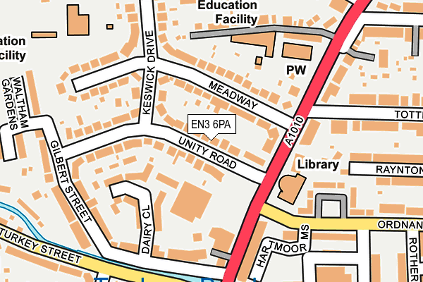 EN3 6PA map - OS OpenMap – Local (Ordnance Survey)