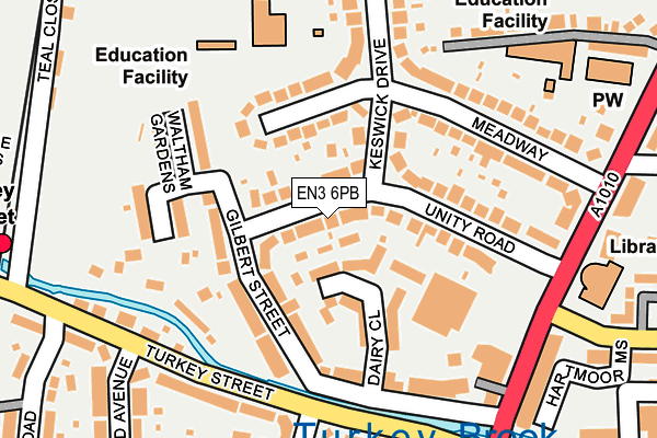 EN3 6PB map - OS OpenMap – Local (Ordnance Survey)