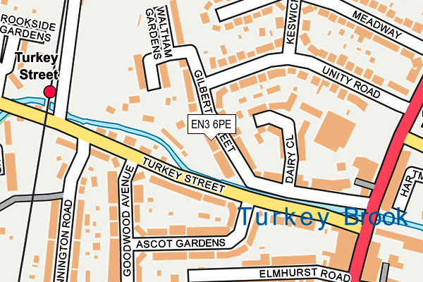 EN3 6PE map - OS OpenMap – Local (Ordnance Survey)