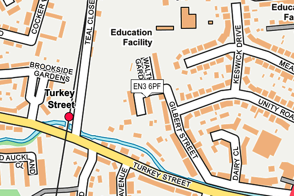 EN3 6PF map - OS OpenMap – Local (Ordnance Survey)