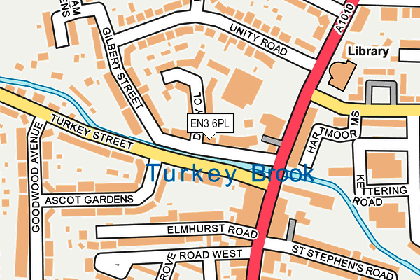 EN3 6PL map - OS OpenMap – Local (Ordnance Survey)