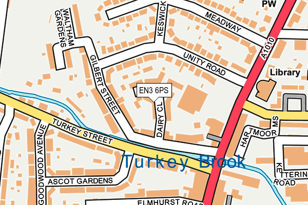 EN3 6PS map - OS OpenMap – Local (Ordnance Survey)
