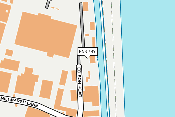 EN3 7BY map - OS OpenMap – Local (Ordnance Survey)