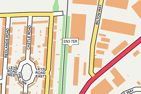EN3 7ER map - OS OpenMap – Local (Ordnance Survey)