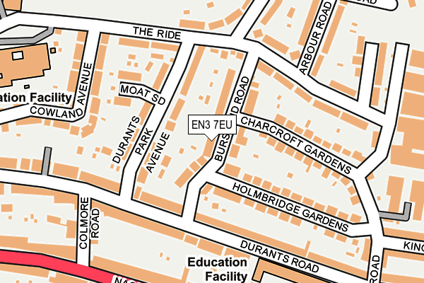 EN3 7EU map - OS OpenMap – Local (Ordnance Survey)