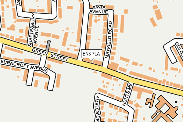 EN3 7LA map - OS OpenMap – Local (Ordnance Survey)