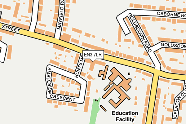 EN3 7LR map - OS OpenMap – Local (Ordnance Survey)