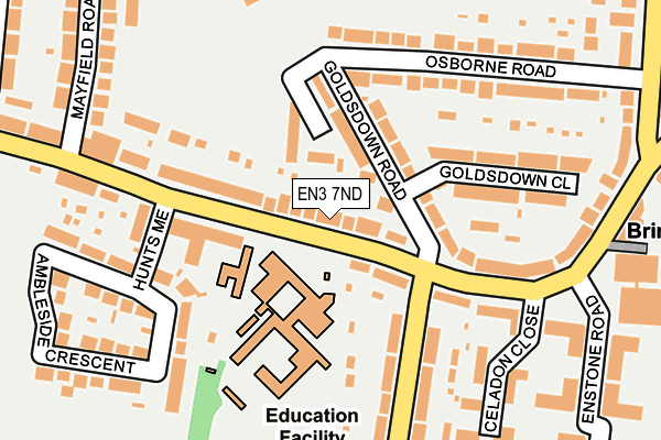 EN3 7ND map - OS OpenMap – Local (Ordnance Survey)