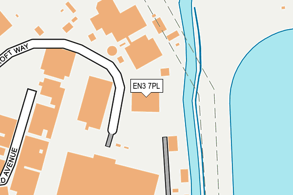 EN3 7PL map - OS OpenMap – Local (Ordnance Survey)
