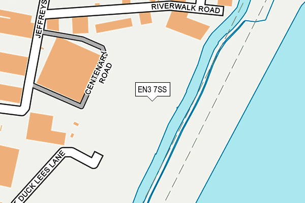 EN3 7SS map - OS OpenMap – Local (Ordnance Survey)