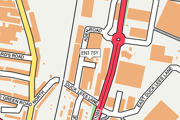 EN3 7SY map - OS OpenMap – Local (Ordnance Survey)