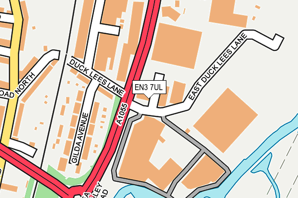 EN3 7UL map - OS OpenMap – Local (Ordnance Survey)