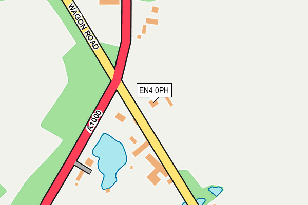 EN4 0PH map - OS OpenMap – Local (Ordnance Survey)