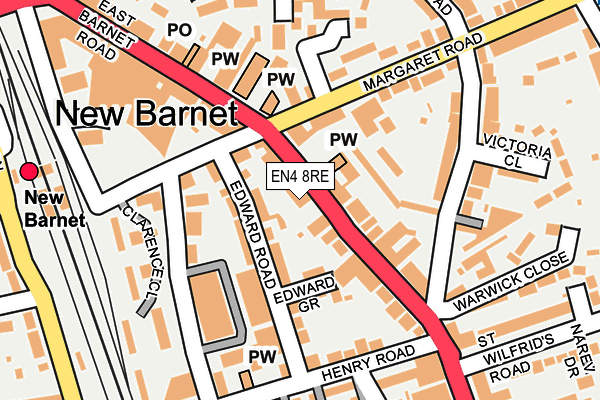 Map of BARILLE LTD at local scale