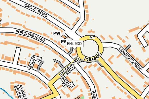 EN4 9DD map - OS OpenMap – Local (Ordnance Survey)