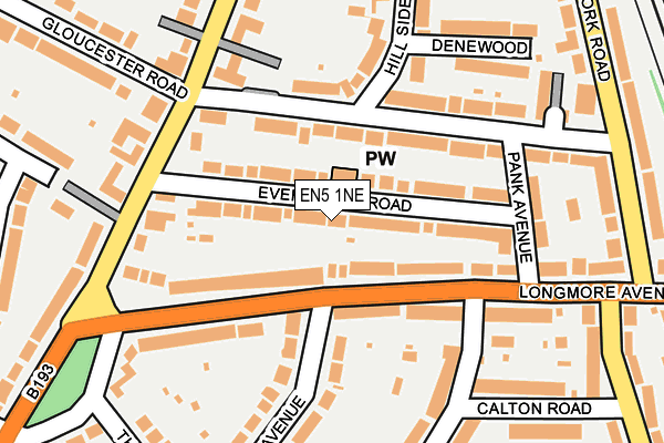 Map of BRUNOBER LIMITED at local scale