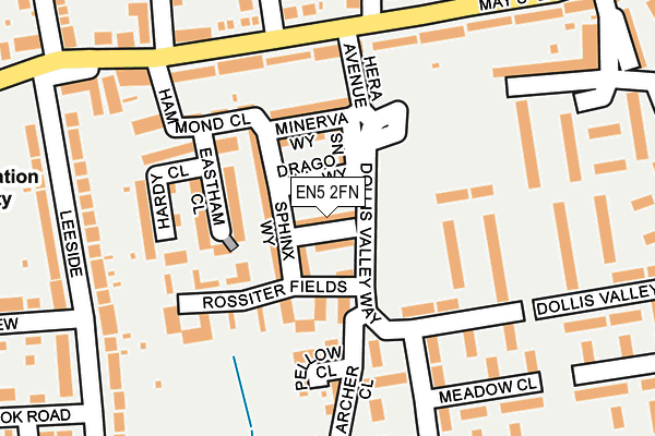 EN5 2FN map - OS OpenMap – Local (Ordnance Survey)
