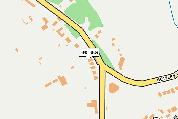 EN5 3BG map - OS OpenMap – Local (Ordnance Survey)