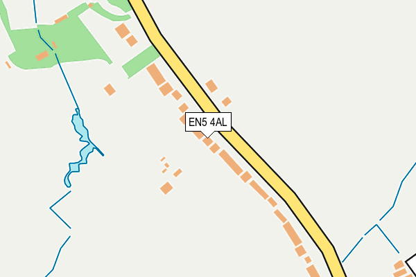 EN5 4AL map - OS OpenMap – Local (Ordnance Survey)