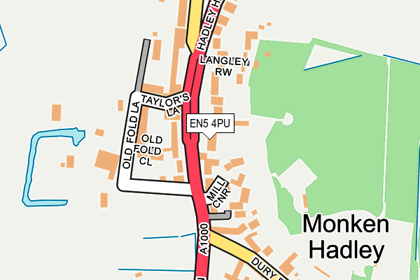 Map of HORDER LIMITED at local scale