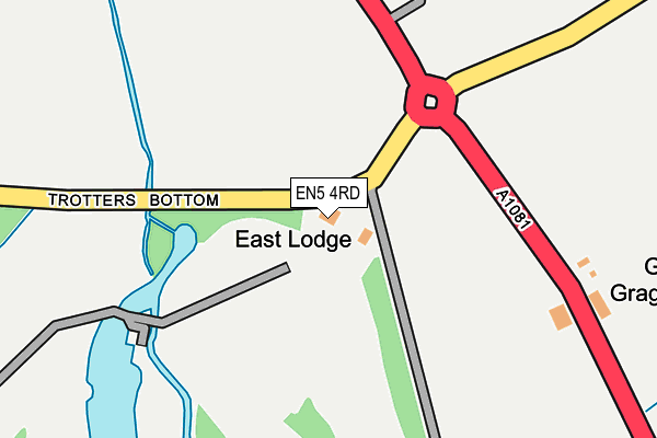 EN5 4RD map - OS OpenMap – Local (Ordnance Survey)