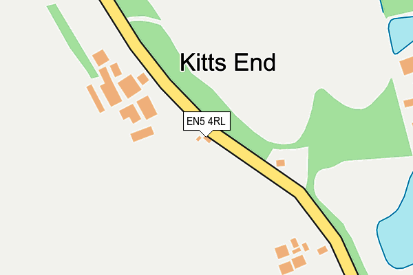 EN5 4RL map - OS OpenMap – Local (Ordnance Survey)