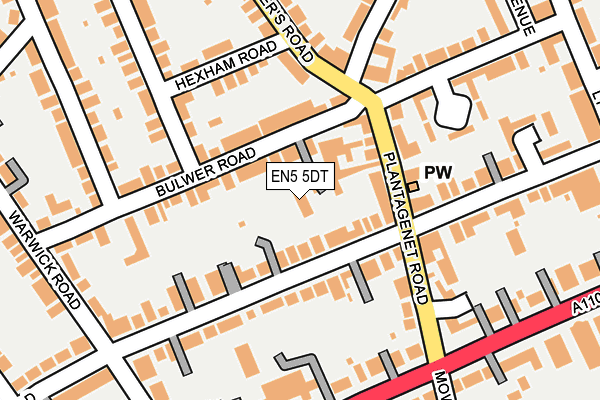 EN5 5DT map - OS OpenMap – Local (Ordnance Survey)