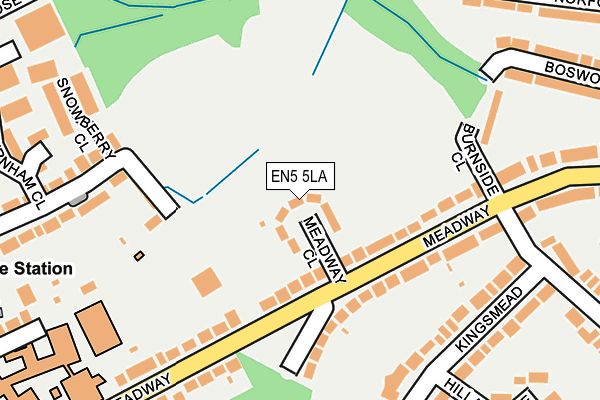 EN5 5LA map - OS OpenMap – Local (Ordnance Survey)