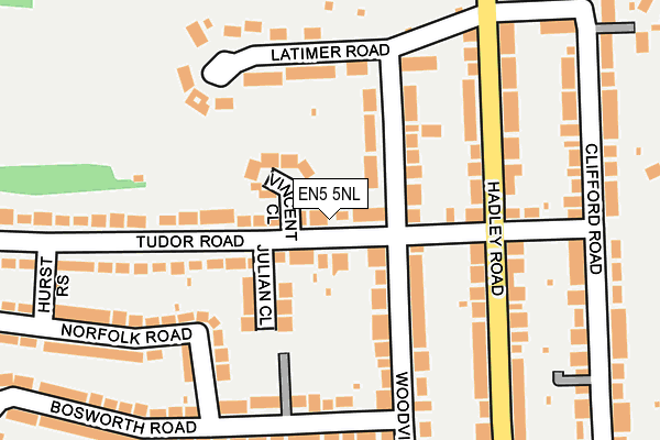 Map of ROWFER LIMITED at local scale