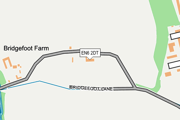 EN6 2DT map - OS OpenMap – Local (Ordnance Survey)
