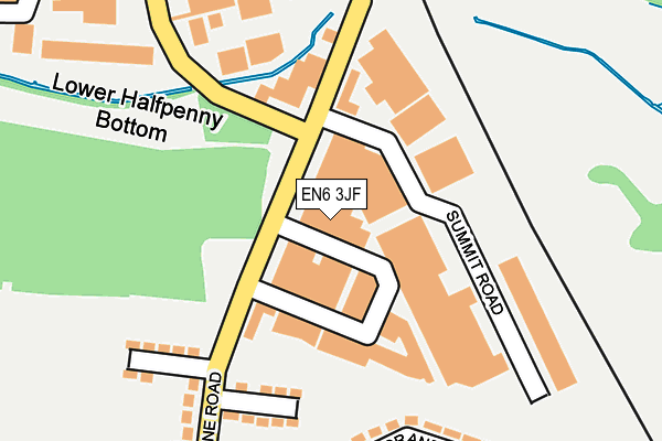 Map of CRANBORNE AUDIO LIMITED at local scale