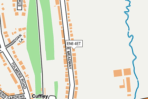 EN6 4ET map - OS OpenMap – Local (Ordnance Survey)