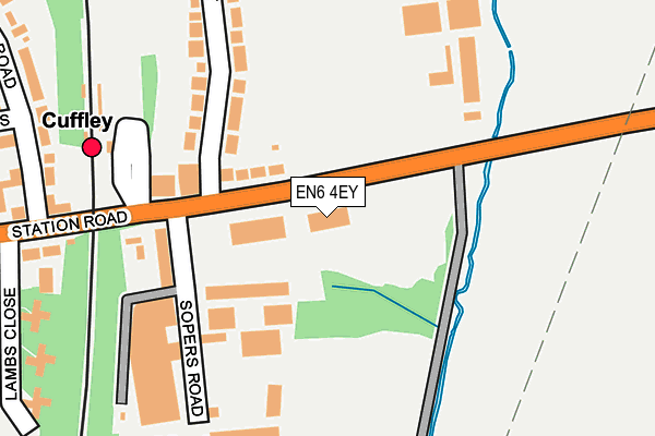 EN6 4EY map - OS OpenMap – Local (Ordnance Survey)