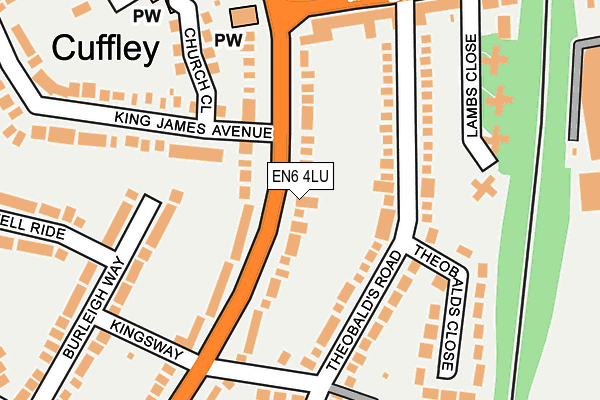 Map of GROWTOWN LTD at local scale