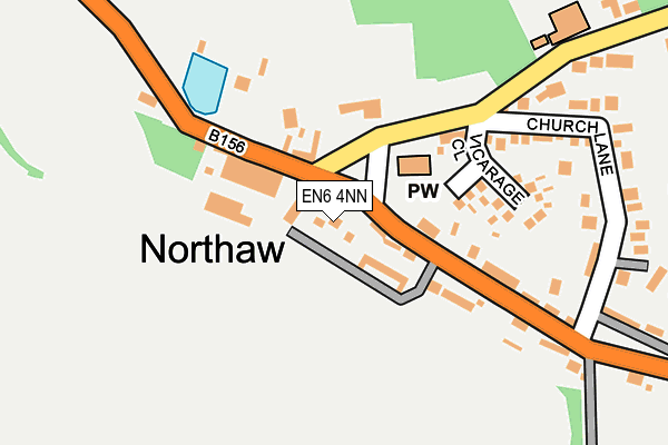 EN6 4NN map - OS OpenMap – Local (Ordnance Survey)