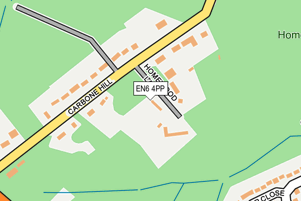 EN6 4PP map - OS OpenMap – Local (Ordnance Survey)