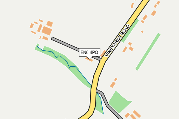 EN6 4PQ map - OS OpenMap – Local (Ordnance Survey)